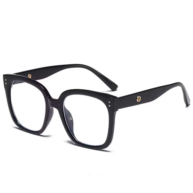 Anti Blue Light Glasses Frame Women Men Oversized Square Eyeglasses Frames Optical Computer