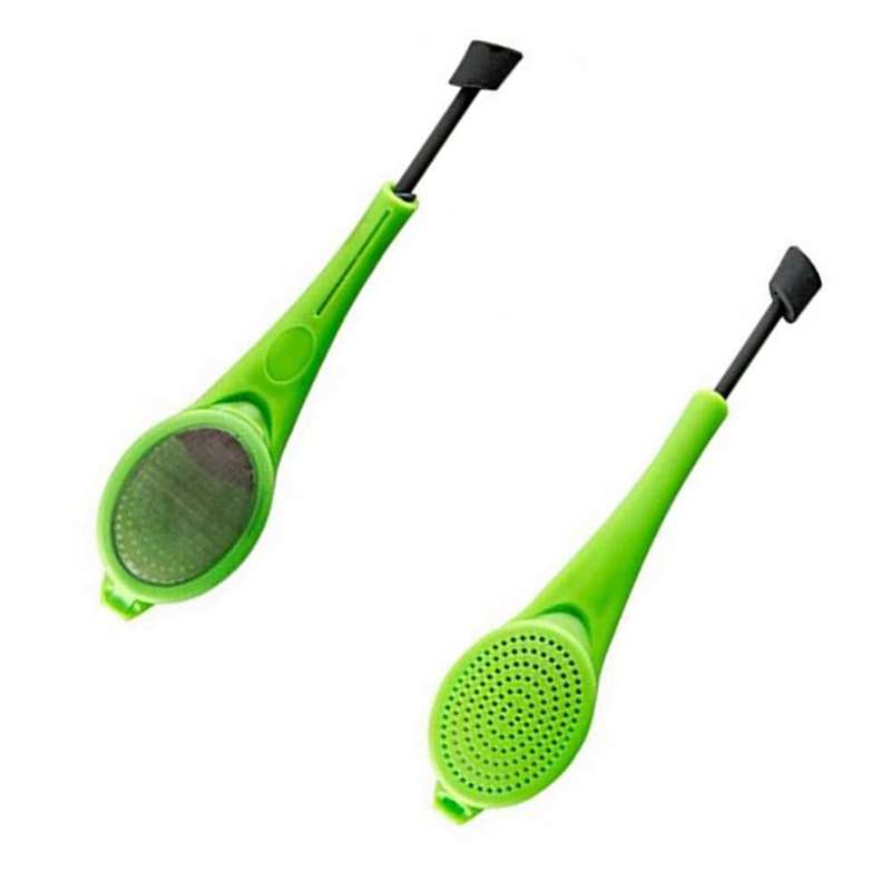 Loose Leaf Tea Infuser with Squeeze Pump also Usable with Tea Bags
