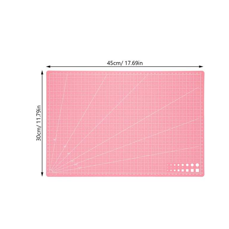 A3 Cutting Mats Cutting Pads Cut Boards for Leather Models DIY Art Project Pink|Crafts