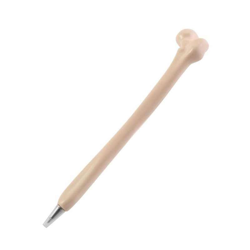 5Pcs Creative Bone Ballpoint Pens Party Decorative Ballpoint Pens Realistic Bone Shape Pens(Blue)