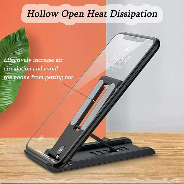 Cell Phone Stand, Desk Phone Holder Compatible with for iPhone Series, iPad, Samsung - Green