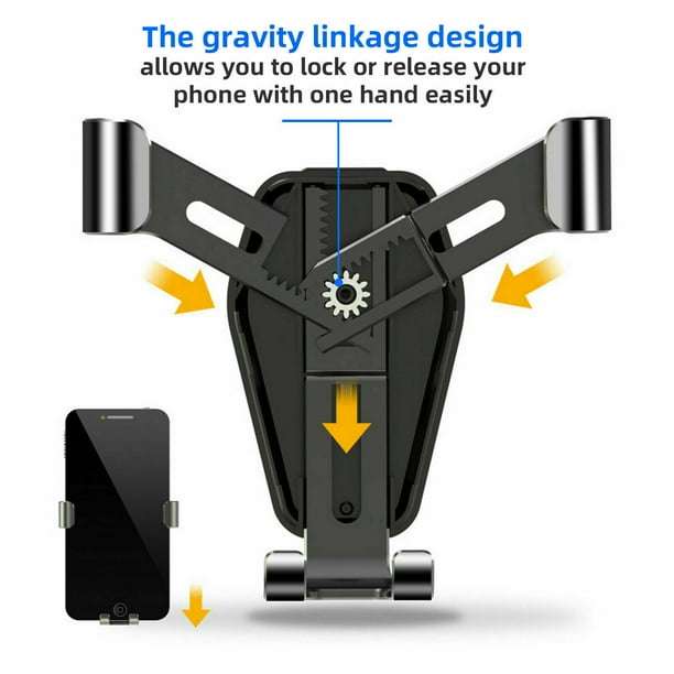 Car Cell Phone Holder Rotation Car Vent Phone Mount Universal Car Dashboard Mount Cell Phone Holder