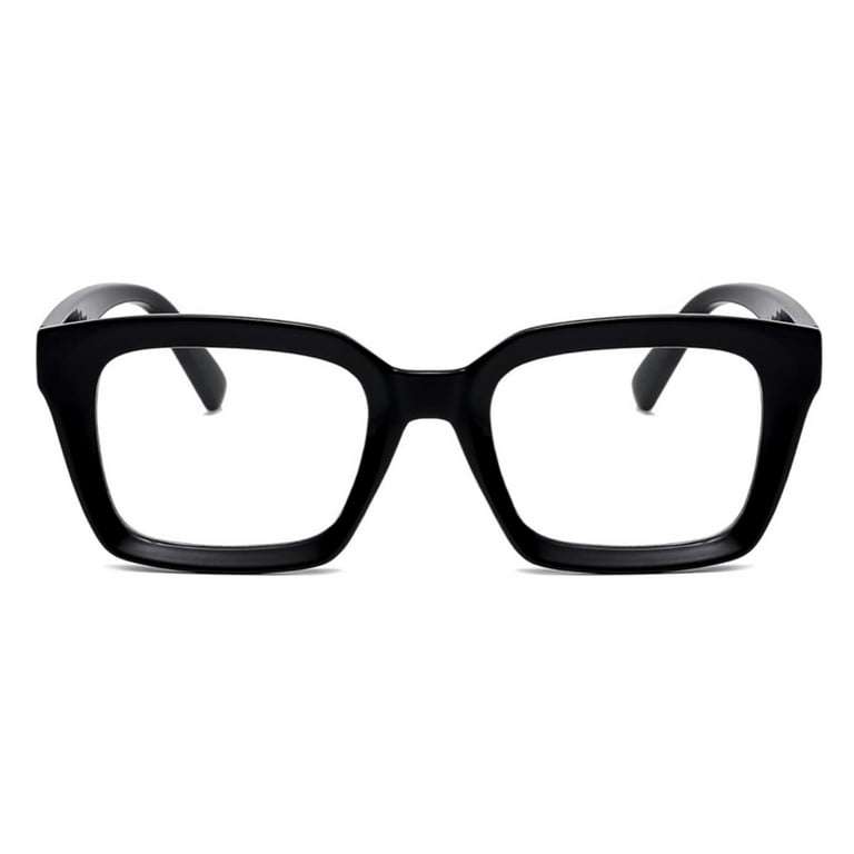 Square Thick Chunky Frame Shades for Men Women Retro Rectangle Trendy Unisex Hip Hop Y2K Retro Simpl
