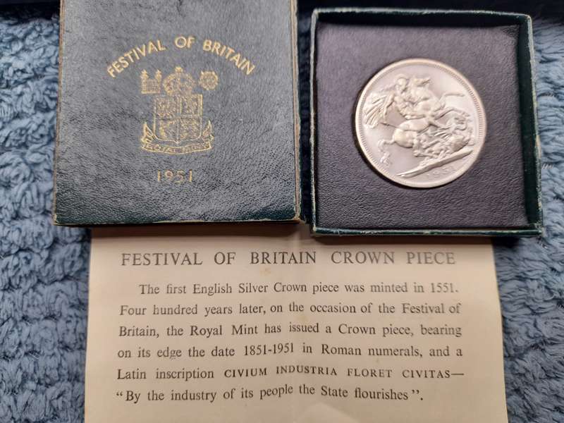 1951 5 Shillings Festival of Britain