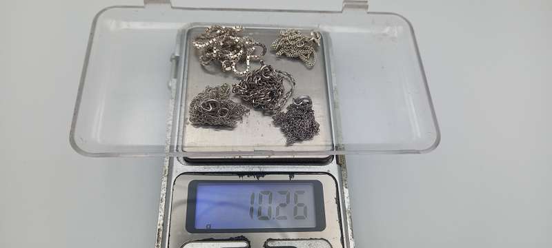 Lot of 5 Sterling Silver Chains /2/