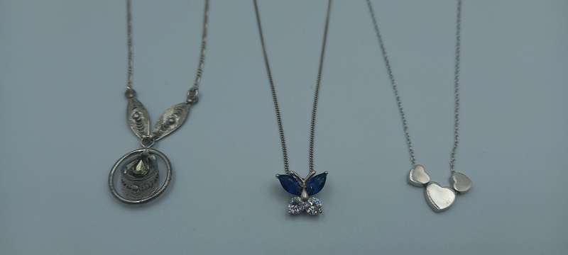 Beautiful Sterling Silver Necklaces Lot
