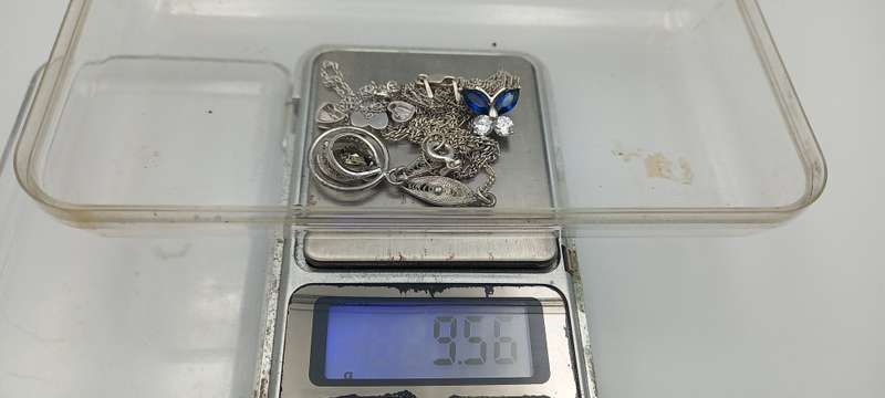 Beautiful Sterling Silver Necklaces Lot