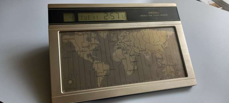 Seiko world time touch sensor