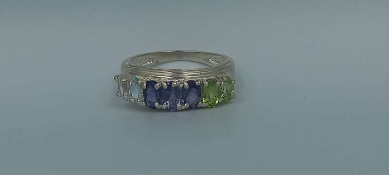 Ombre Sterling Silver Ring