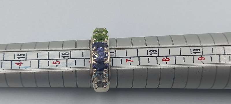 Ombre Sterling Silver Ring