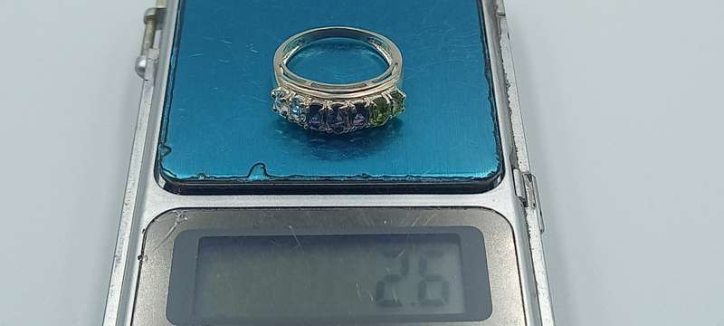 Ombre Sterling Silver Ring