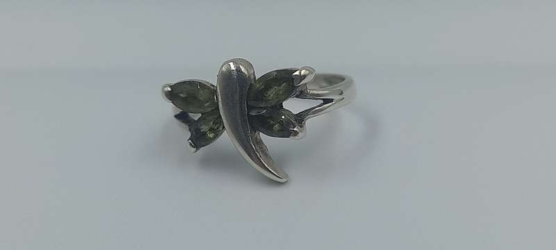 Beautiful Dragonfly Sterling Silver Ring