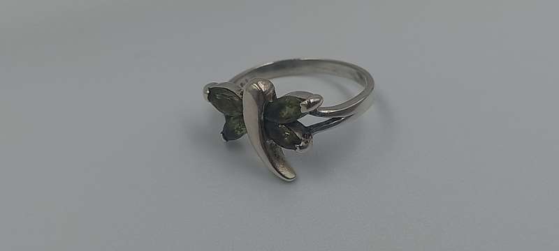 Beautiful Dragonfly Sterling Silver Ring