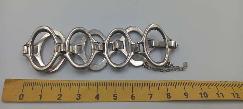 Elegant Sterling Silver Bracelet