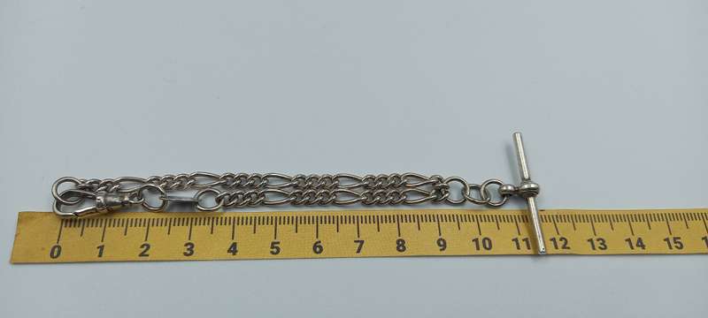 Sterling Silver Fob Chain Bracelet
