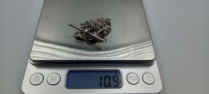 Sterling Silver Fob Chain Bracelet
