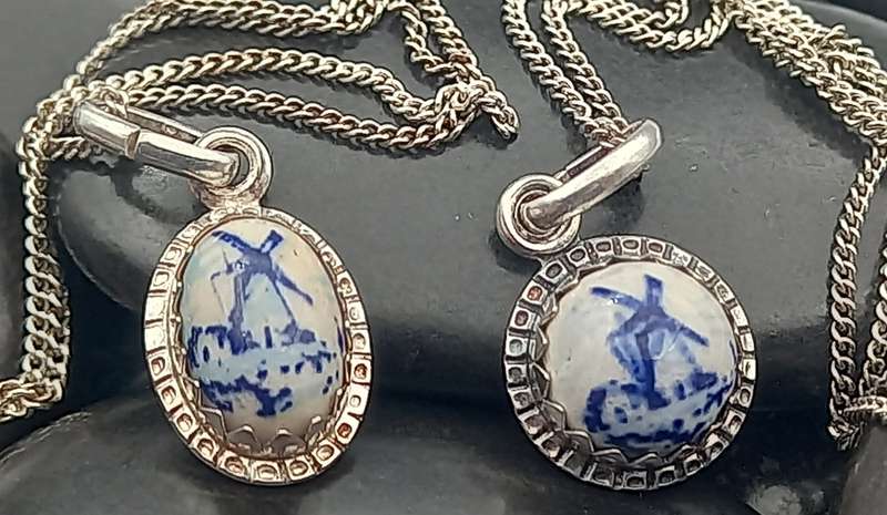 Sterling Silver Delft Necklaces