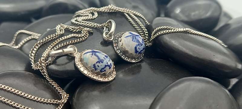 Sterling Silver Delft Necklaces