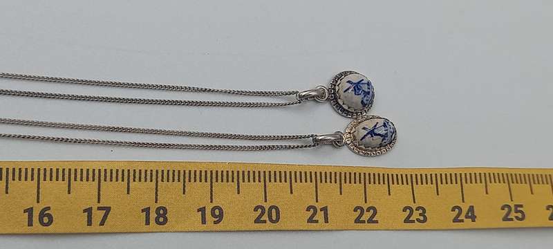 Sterling Silver Delft Necklaces