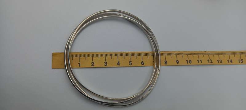 Trio Sterling Silver Bangles 27.2g