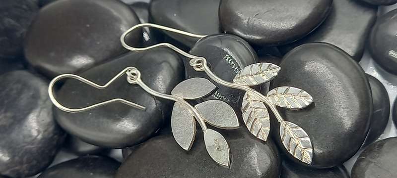 Beautiful Sterling Silver Leaf Set