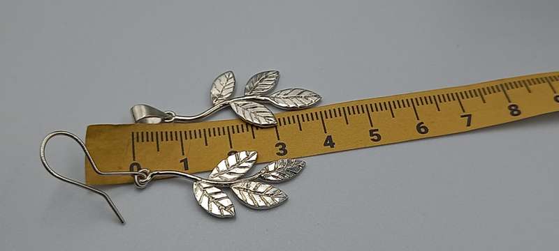 Beautiful Sterling Silver Leaf Set