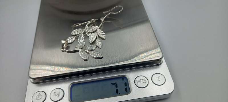 Beautiful Sterling Silver Leaf Set