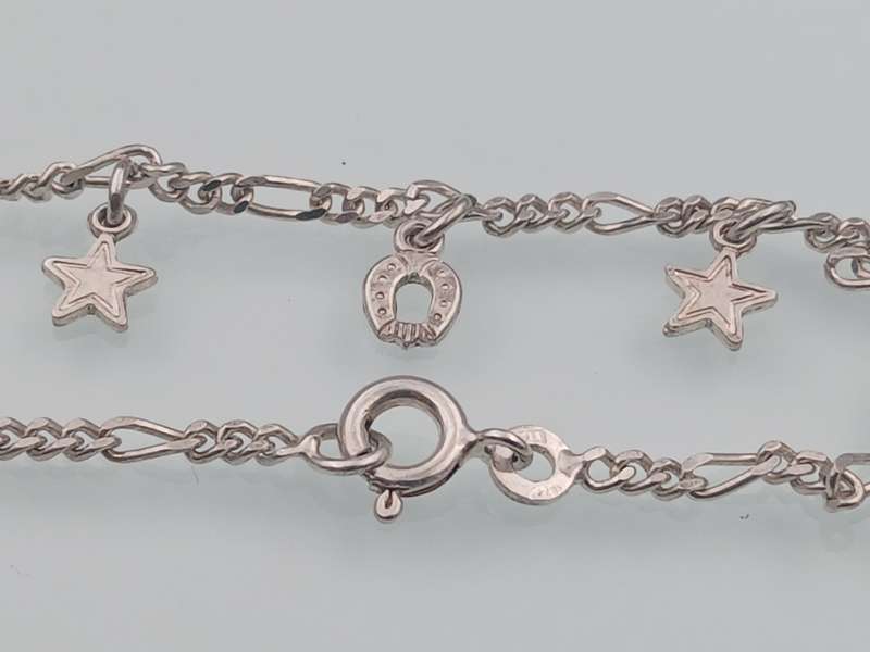 Beautiful Sterling Silver Charm Bracelet