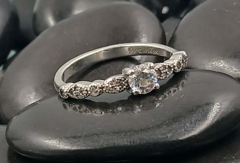 Beautiful Sterling Silver Promise Ring