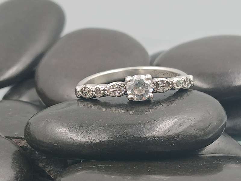 Beautiful Sterling Silver Promise Ring