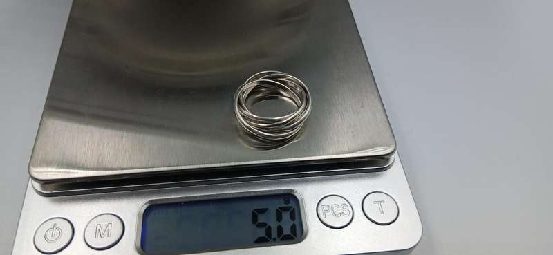 5 Rolling Sterling Silver Ring