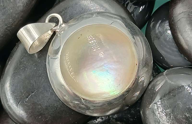 Mother of Pearl Sterling Silver Pendant