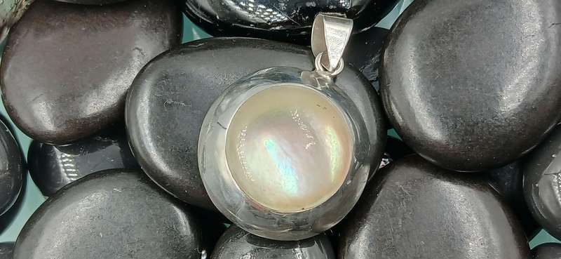 Mother of Pearl Sterling Silver Pendant