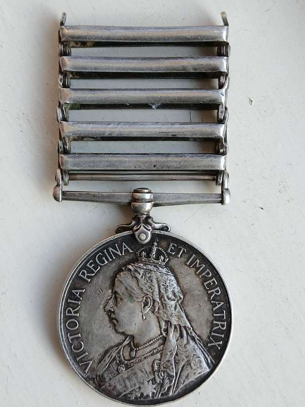 Boer War -QSA Medal Awarded to  2089 Tpr, T. Cox S. A. C.