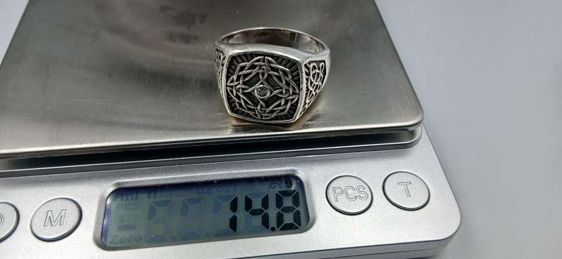 Men's Celtic Sterling Silver Ring