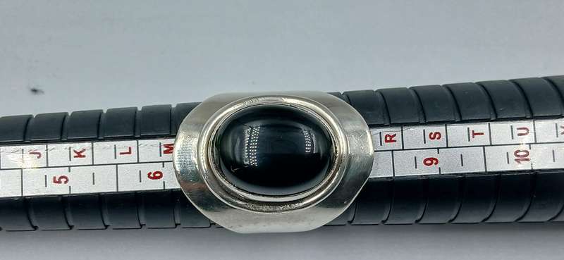 Onyx Sterling Silver Ring