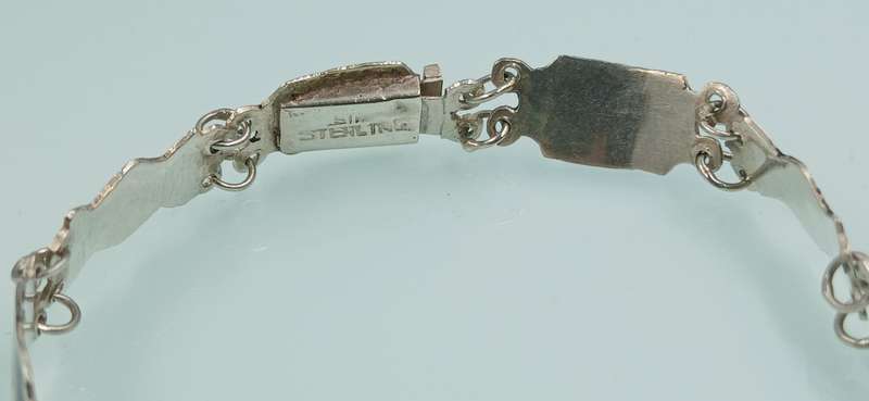 Vintage Siam Sterling Silver Bracelet