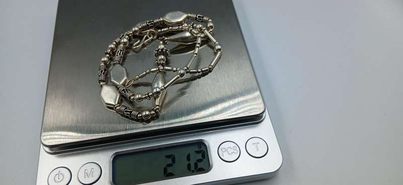 Vintage Egyptian Sterling Silver Necklace