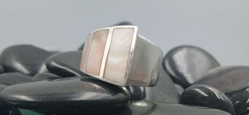 Mother of Pearl Sterling Silver Ring
