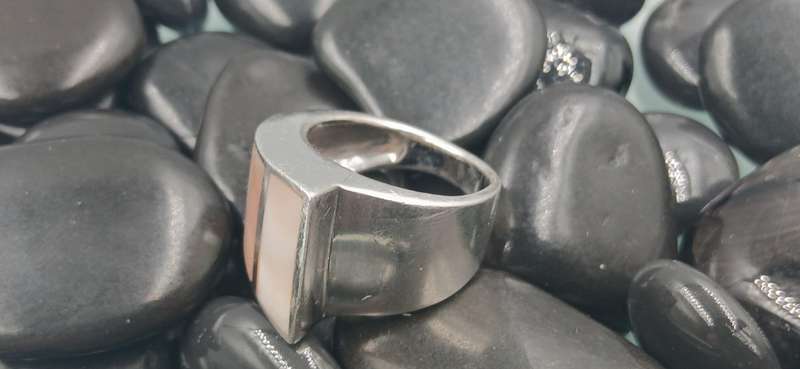 Mother of Pearl Sterling Silver Ring