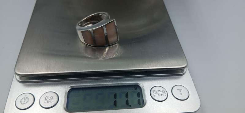 Mother of Pearl Sterling Silver Ring