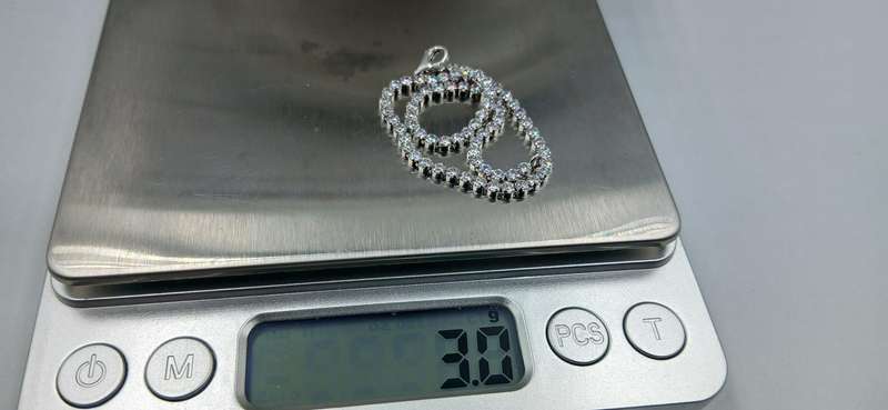 Elegant Sterling Silver Tennis Bracelet