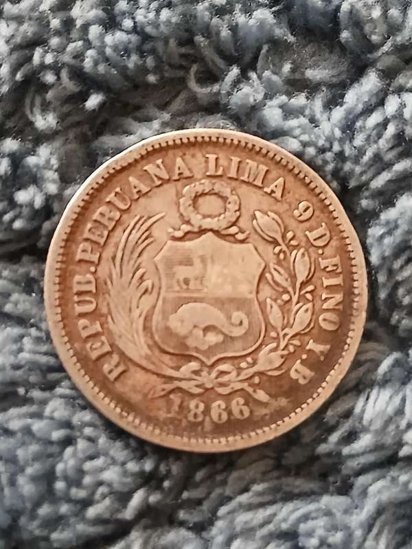 Peru 1866 1/5 Sol