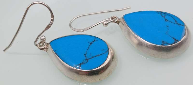 Turquoise Sterling Silver Earrings