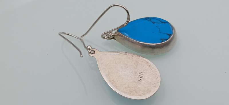 Turquoise Sterling Silver Earrings
