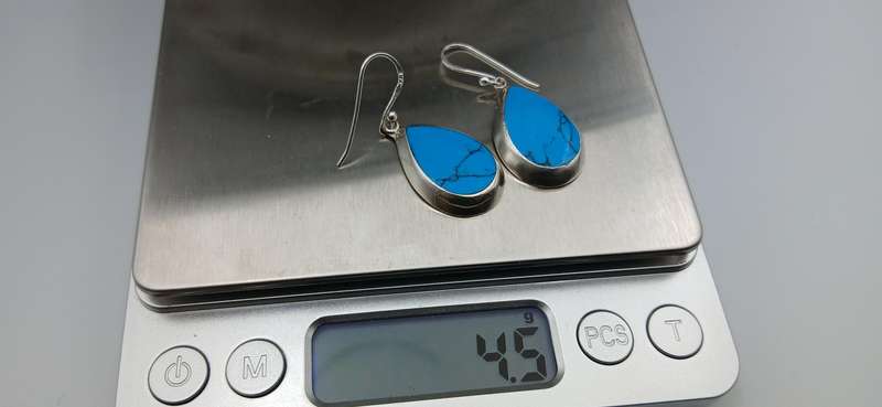 Turquoise Sterling Silver Earrings
