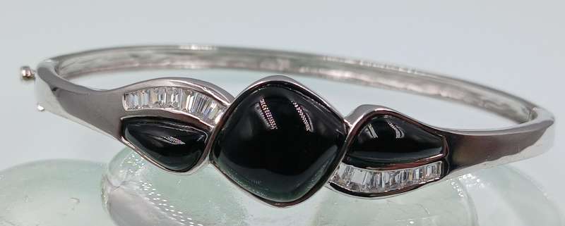 Elegant Sterling Silver Bangle