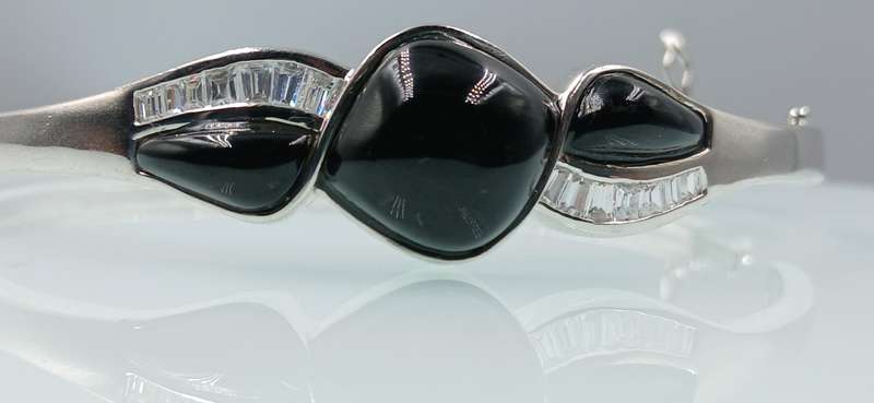 Elegant Sterling Silver Bangle