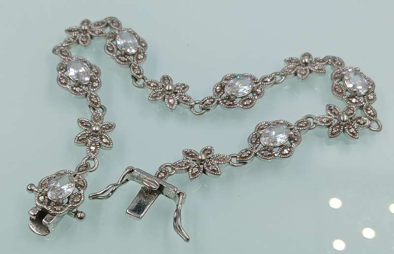Elegant Sterling Silver Bracelet