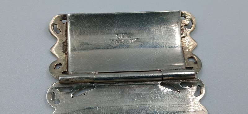 Siam Sterling Silver Blue Enamel Panel Bracelet